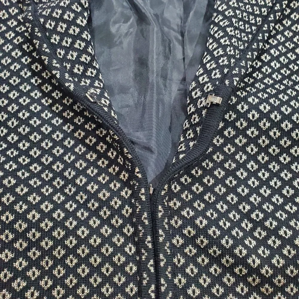 Shin Hye Won Women's Black & Gold Blazer SZ M